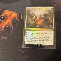 Mtg FOIL Anguished Unmaking - Shadows Over Innistrad + Bonus Foils - Image 1