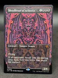 Bloodletter Of Aclazotz Mtg Lost Caverns Of Ixalan Nm Showcase - Image 1