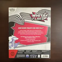 Pokemon White Flare Binder Collection Box Brand New sealed - Image 2