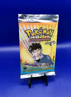 Gym Heroes 1st Edition Booster Pack 20.68g Factory Sealed Brock Pokemon WOTC New - Image 2