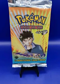 Gym Heroes 1st Edition Booster Pack 20.68g Factory Sealed Brock Pokemon WOTC New - Image 4