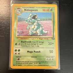 Nidoqueen 7/64 Jungle Unlimited Holo Rare LP NM Pokemon TCG WOTC Vintage 1999 - Image 1