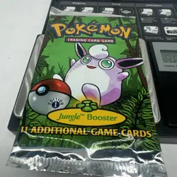 Pokemon Jungle first edition Booster Pack Wigglytuff 1st Heavy 21.39 Grams! - Image 2