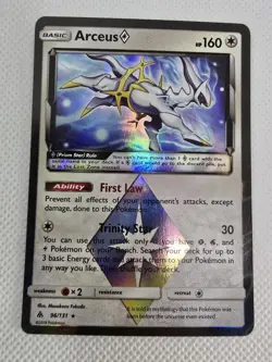 Pokemon Arceus Prism Star SM-Forbidden Light 96/131 Holo Prism Rare Basic 160HP - Image 1
