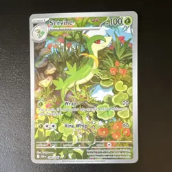 Pokemon Servine Sv: Black Bolt 088/086 Illustration Rare Holo English - Image 1