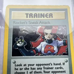 Pokemon Rocket’s Sneak Attack Holo Rare #16/82 - Team Rocket Good Condition - Image 4