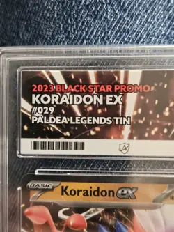 koraidon Ex SVP 029 Black Star Promo Pokemon Scar ace 10 - Image 2