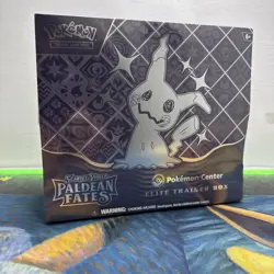 Pokemon Center Exclusive Paldean Fates ETB Elite Trainer Box New Sealed 🔥🔥🔥 - Image 1
