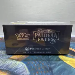 Pokemon Center Exclusive Paldean Fates ETB Elite Trainer Box New Sealed 🔥🔥🔥 - Image 3
