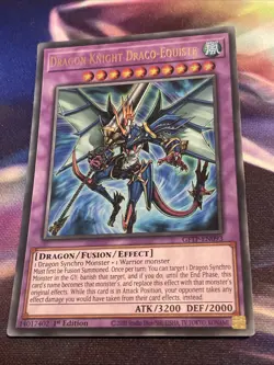 Yu-Gi-Oh! TCG Dragon Knight Draco-Equiste GFTP-EN093 Ultra Rare NM/M - Image 2