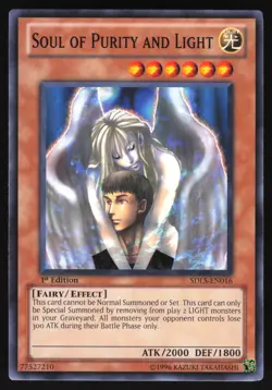 Soul Of Purity And Light - SDLS-EN016 - Common - 1st Edition Yugioh - Image 1