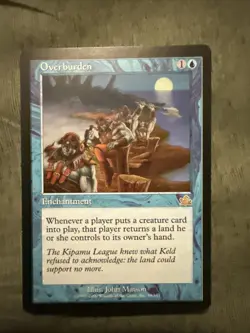 Overburden Prophecy Regular Rare Card 39/143 Magic The Gathering MTG - Image 1