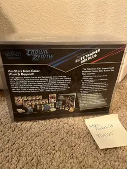 Pokemon Center Exclusive Crown Zenith ETB Elite Trainer Box Plus Factory Sealed - Image 2