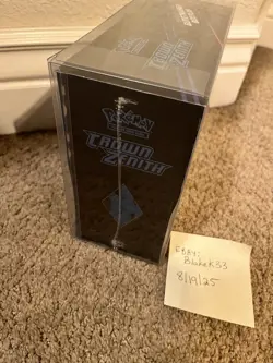 Pokemon Center Exclusive Crown Zenith ETB Elite Trainer Box Plus Factory Sealed - Image 3