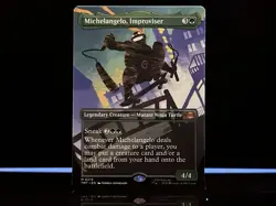 Michelangelo, Improviser 219 M (Borderless Non-Foil) Teenage Mutant Ninja Turtle - Image 1