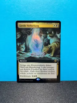 FOIL FULLART Große Verlockung / Can't Stay Away - MTG Magic - Image 1
