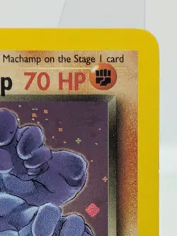 2000 DARK MACHAMP 10/82 TEAM ROCKET UNLIMITED HOLO RARE POKEMON TCG Swirl - Image 2