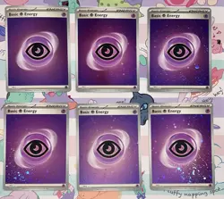 Psychic Energy (Cosmo Holo) SVE005 Pokemon TCG Scarlet & Violet Holo 6x W/SWIRLS - Image 3
