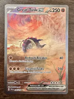 Great Tusk ex - 246/198 Scarlet & Violet Base Set (Pokemon) Illustration Rare - Image 1