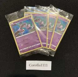 Stamped Mewtwo 056/172 Reverse Holo Brilliant Stars Pokemon Card Sealed x12 - Image 1