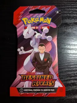 Pokemon Scarlet & Violet Destined Rivals Booster Pack Sealed Blister - Image 1