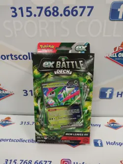 2024 POKEMON IRON LEAVES EX BATTLE DECK! - Image 1