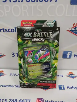 2024 POKEMON IRON LEAVES EX BATTLE DECK! - Image 2