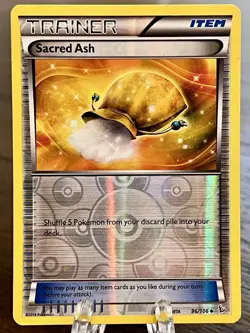 Sacred Ash 96/106 XY Flashfire Reverse Holo Pokemon TCG LP-MP - Image 1