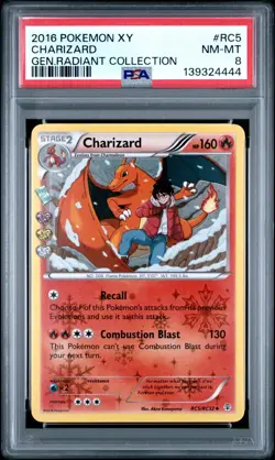 PSA 8 Charizard #RC5 - Generations Radiant Collection Pokemon Card - Pokemon TCG - Image 1