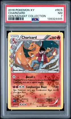 PSA 7 Charizard #RC5 - Generations Radiant Collection Pokemon Card - Pokemon TCG - Image 1