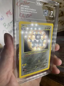 ✨ Magneton, “DOUBLE” HOLO Error, Neo Revelation 10/64, Pokemon ✨ - Image 3