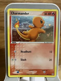 Pokemon TCG Card EX Fire Red Leaf Green 2004 Charmander Reverse Holo 58/112 NM - Image 1