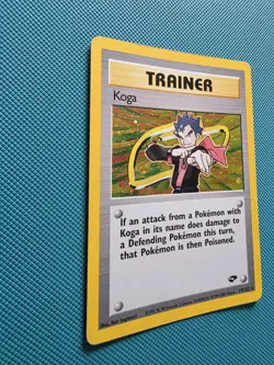 Pokemon Card Gym Challenge Rare Holo Koga 19/132 Wotc Vintage Lp-mp - Image 5