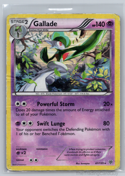 Gallade 61/135 Holo Rare HP Pokemon TCG Black & White Plasma Storm - Image 1