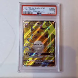 Raichu GX Black Star Promo SM Promos PSA 8 NM MINT SM90 - Image 1