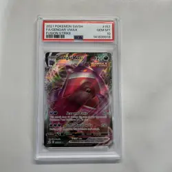 Gengar VMAX PSA 10 Fusion Strike 2021 SWSH 157/264 Pokemon TCG Ultra Rare - Image 1