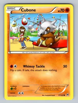 Cubone 77/162 Common XY - BREAKthrough NM - LP Pokemon TCG - Image 1