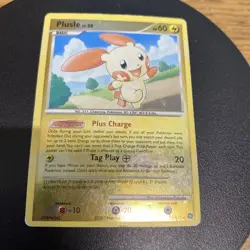 Pokemon TCG Plusle 36/132 Rare Reverse Holo Secret Wonders Card - Image 1