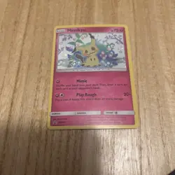 Pokemon TCG Sun & Moon Black Star Promo Mimikyu SM163 - Image 1