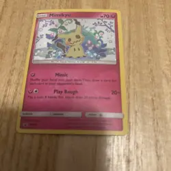 Pokemon TCG Sun & Moon Black Star Promo Mimikyu SM163 - Image 3