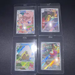 Lot Of 4 Illustration Rare Pokemon Cards Nm/m - Image 1
