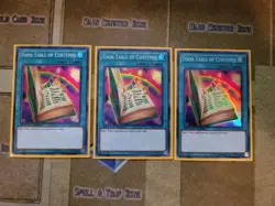 YUGIOH 3X TOON TABLE OF CONTENTS STP1-EN012 SUPER UNLIMITED ED NM SPEED DUEL - Image 1