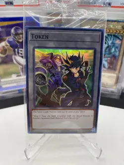 YuGiOh Doom Of Dimensions Sealed Token Card Yusei & Junk Warrior - Image 1