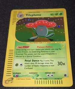 POKEMON EXPEDITION - #31/165 Vileplume - Holo - ENG - Near Mint - Image 2