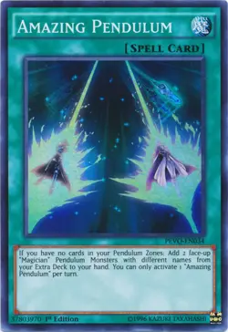 Yugioh! Amazing Pendulum - PEVO-EN034 - Super Rare - 1st Edition Near Mint, Engl - Image 1