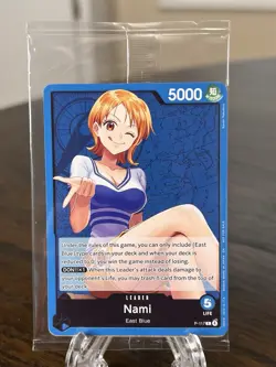 One Piece TCG! Nami P-117 Post-Errata Promo NM ENGLISH SEALED PACK - Image 1