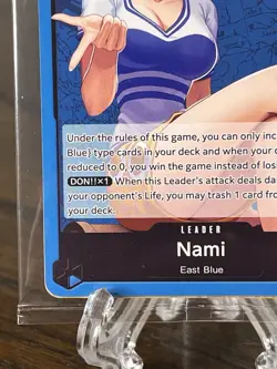 One Piece TCG! Nami P-117 Post-Errata Promo NM ENGLISH SEALED PACK - Image 4