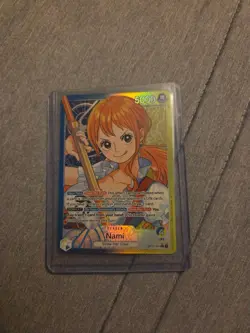 Bandai One Piece CCG Nami Leader OP11-041 A Fist of Divine Speed Foil Alt Art - Image 2