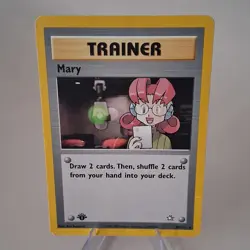Pokemon Mary Trainer 1st Edition Neo Genesis 87/111 Rare Regular Card - Image 1