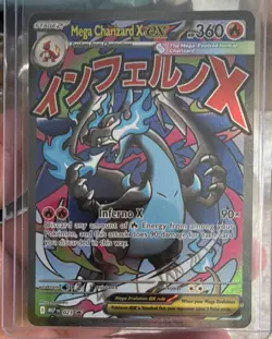 Pokemon Mega Charizard X EX Holo Promo Me: Mega Evolution 023 360 HP EN Card - Image 1